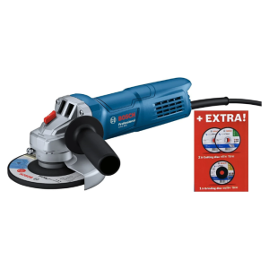 SMALL ANGLE GRINDER 4" GWS 800 + 2 Cutting, 1 Grinding